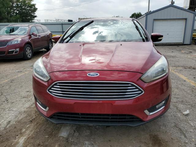 1FADP3J27FL374794 - 2015 FORD FOCUS TITANIUM RED photo 5