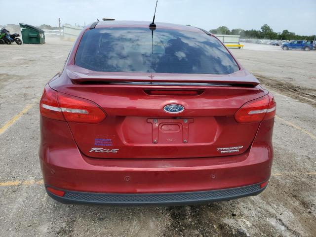 1FADP3J27FL374794 - 2015 FORD FOCUS TITANIUM RED photo 6