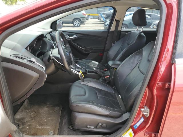 1FADP3J27FL374794 - 2015 FORD FOCUS TITANIUM RED photo 7