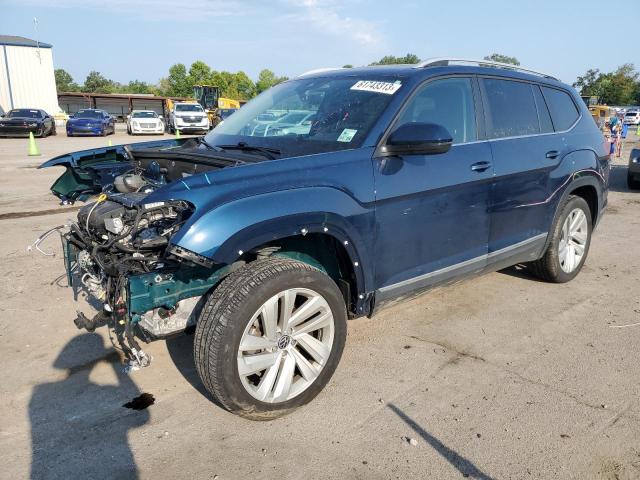 1V2ER2CA2MC532980 - 2021 VOLKSWAGEN ATLAS SEL BLUE photo 1