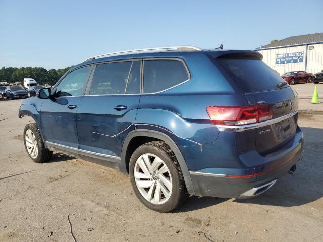 1V2ER2CA2MC532980 - 2021 VOLKSWAGEN ATLAS SEL BLUE photo 2