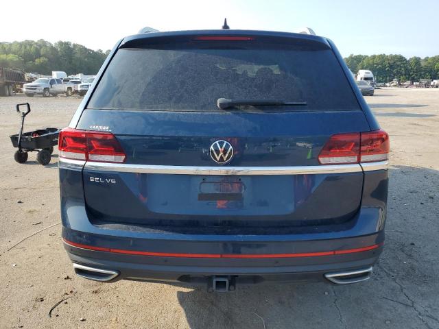 1V2ER2CA2MC532980 - 2021 VOLKSWAGEN ATLAS SEL BLUE photo 6