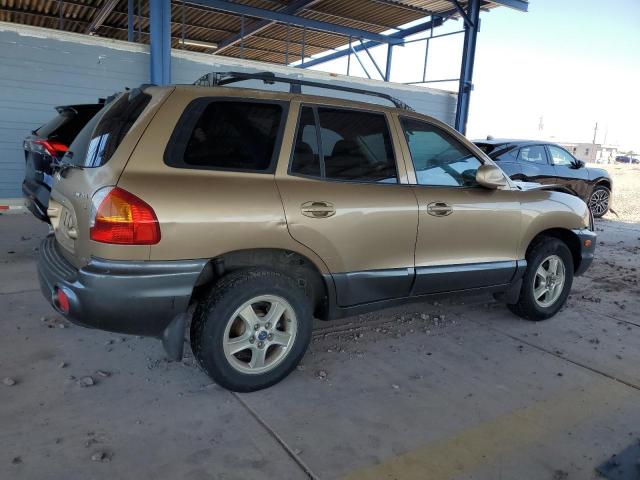 KM8SC73D22U231464 - 2002 HYUNDAI SANTA FE GLS GOLD photo 3