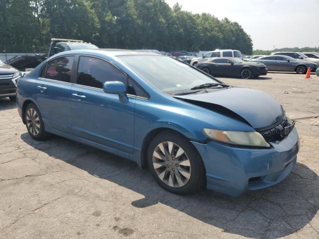 2HGFA1F92AH536269 - 2010 HONDA CIVIC EXL BLUE photo 4