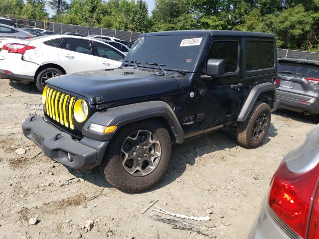 1C4GJXANXMW722884 - 2021 JEEP WRANGLER SPORT BLACK photo 1