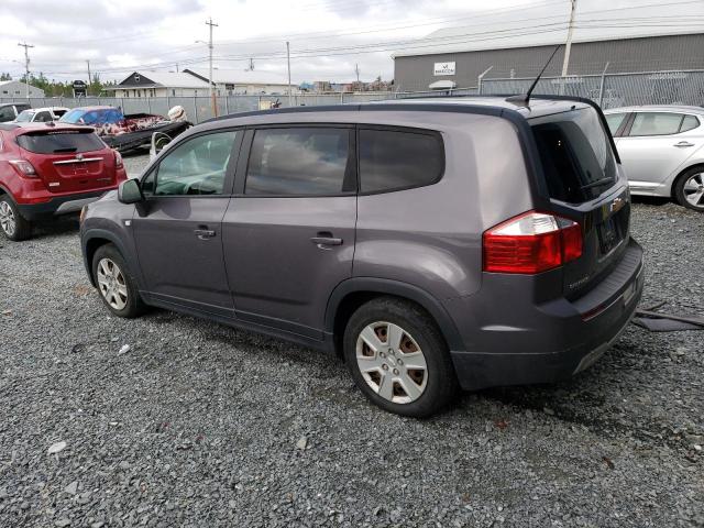 KL77P2ET7DK117994 - 2013 CHEVROLET ORLANDO LT GRAY photo 2