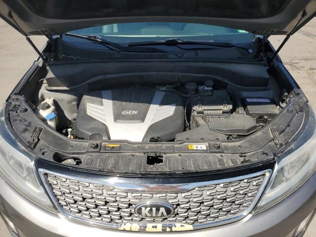 5XYKWDA76EG434726 - 2014 KIA SORENTO SX GRAY photo 12