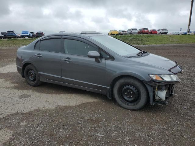 2HGFA1F61BH011677 - 2011 HONDA CIVIC LX-S GRAY photo 4