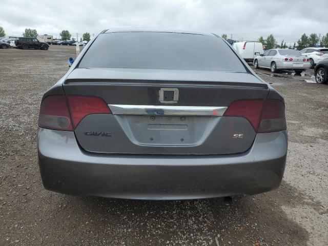 2HGFA1F61BH011677 - 2011 HONDA CIVIC LX-S Gris photo 6