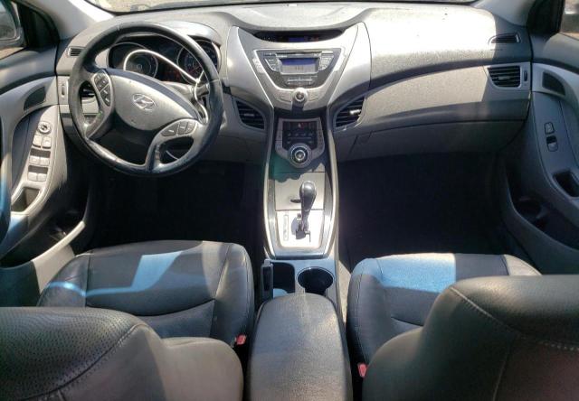 KMHDH4AE7DU505314 - 2013 HYUNDAI ELANTRA GLS SILVER photo 8