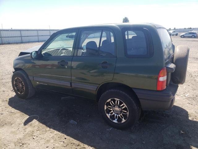 2CNBJ13C7Y6901303 - 2000 CHEVROLET TRACKER GREEN photo 2