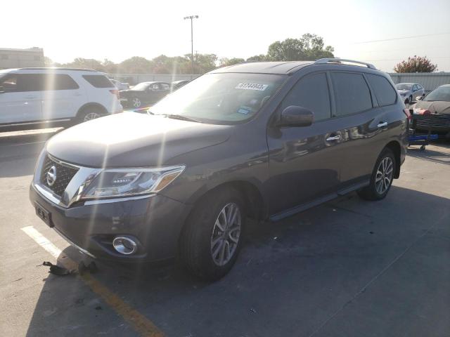 5N1AR2MN3EC735083 - 2014 NISSAN PATHFINDER S CHARCOAL photo 1