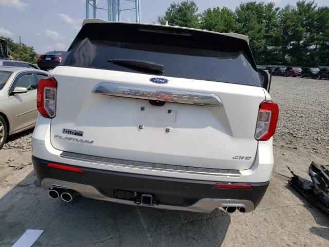 1FM5K8HC1NGB12264 - 2022 FORD EXPLORER PLATINUM WHITE photo 6