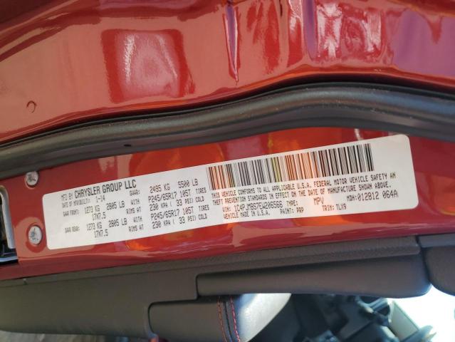 1C4PJMBS7EW206566 - 2014 JEEP CHEROKEE TRAILHAWK 栗色 照片 12