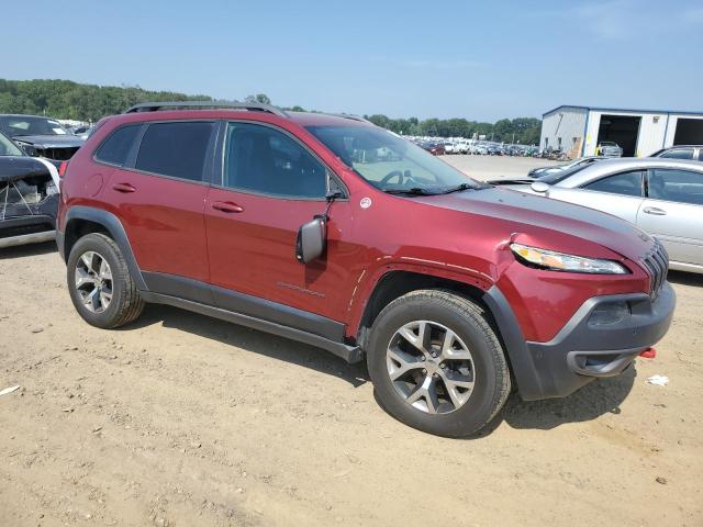 1C4PJMBS7EW206566 - 2014 JEEP CHEROKEE TRAILHAWK 栗色 照片 4