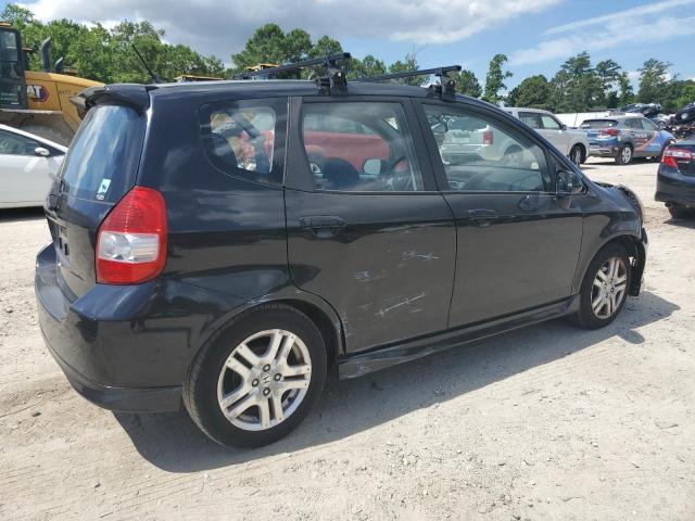 JHMGD38617S063649 - 2007 HONDA FIT S 黑色 照片 3