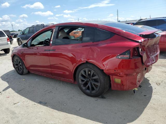 7SAXCAE51PF410112 - 2023 TESLA MODEL X RED photo 2