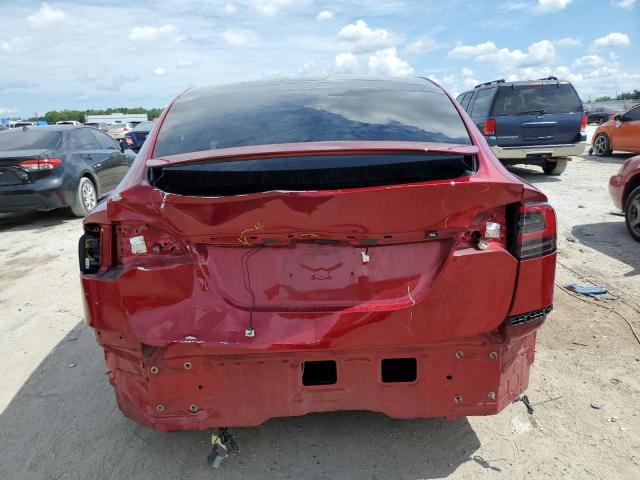 7SAXCAE51PF410112 - 2023 TESLA MODEL X RED photo 6