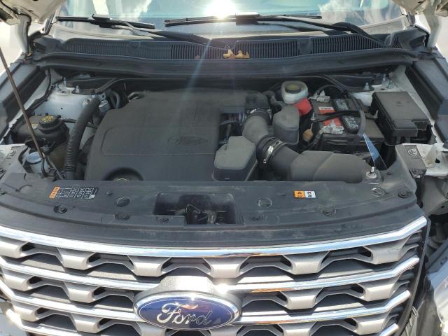 1FM5K8D88HGD14377 - 2017 FORD EXPLORER XLT Blanc photo 12