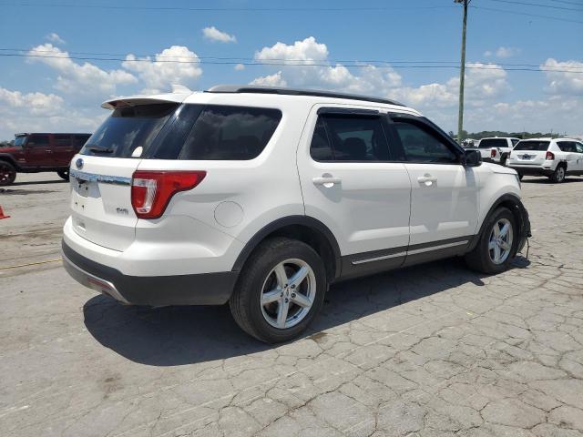 1FM5K8D88HGD14377 - 2017 FORD EXPLORER XLT Blanc photo 3