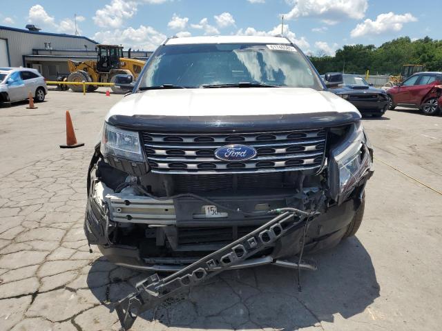 1FM5K8D88HGD14377 - 2017 FORD EXPLORER XLT Blanc photo 5