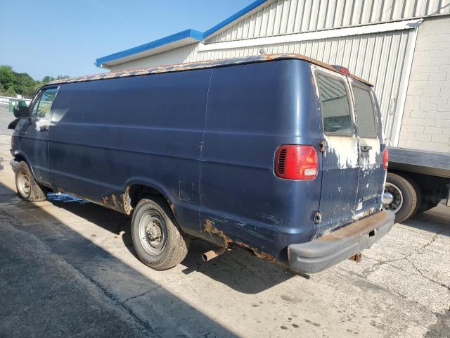 2B7KB31Z5RK136301 - 1994 DODGE RAM VAN B350 BLUE photo 2