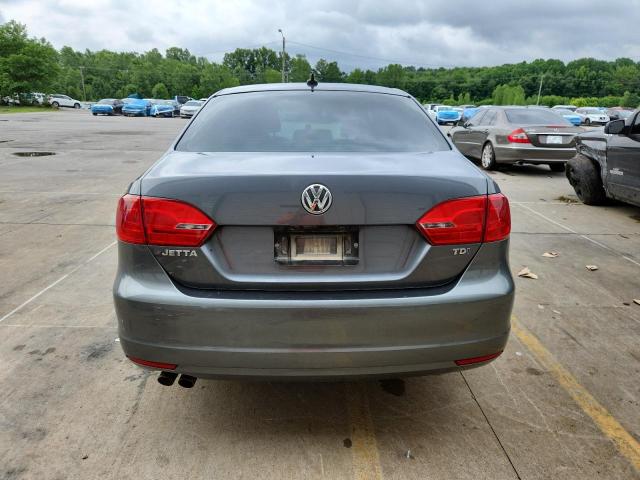3VWLL7AJ0EM434523 - 2014 VOLKSWAGEN JETTA TDI Մոխրագույն լուսանկար 6