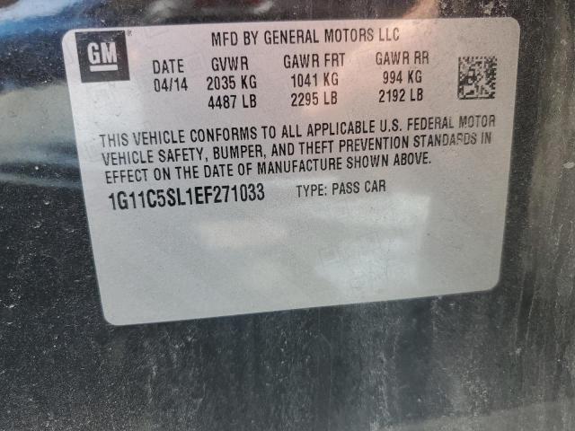 1G11C5SL1EF271033 - 2014 CHEVROLET MALIBU 1LT 黑色 照片 13