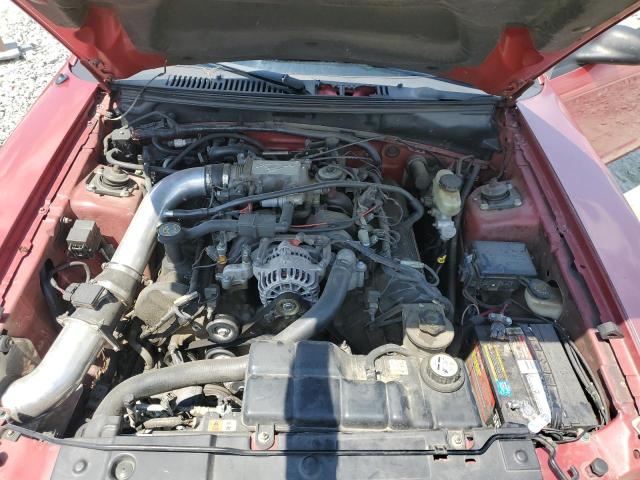 1FAFP45X21F244630 - 2001 FORD MUSTANG GT RED photo 11