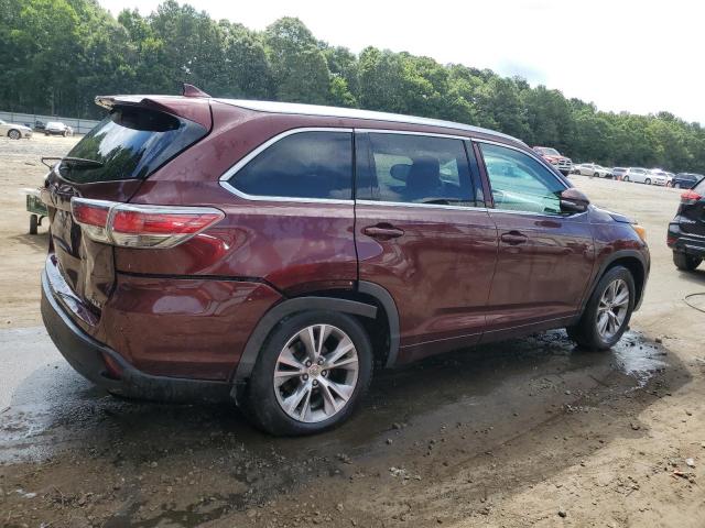 5TDKKRFH6FS093231 - 2015 TOYOTA HIGHLANDER XLE BURGUNDY photo 3