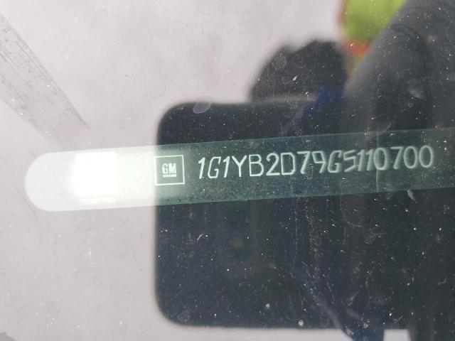 1G1YB2D79G5110700 - 2016 CHEVROLET CORVETTE STINGRAY 1LT BLACK photo 12