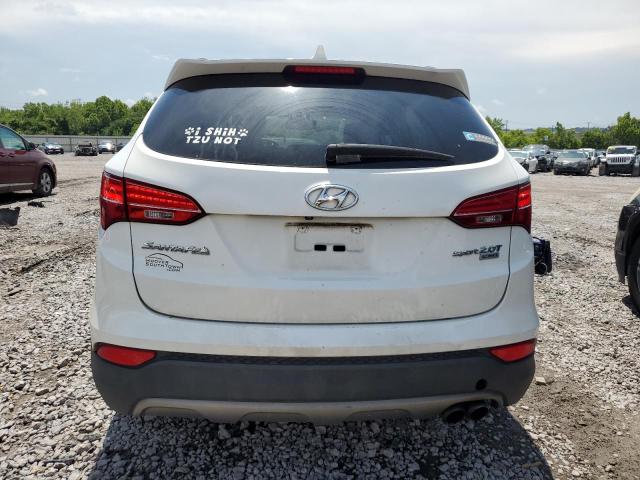 5XYZW4LA5FG253271 - 2015 HYUNDAI SANTA FE S WHITE photo 6