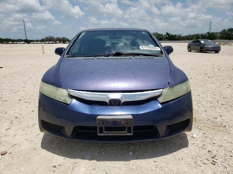 2HGFA16609H525871 - 2009 HONDA CIVIC LX-S Mavi foto 5