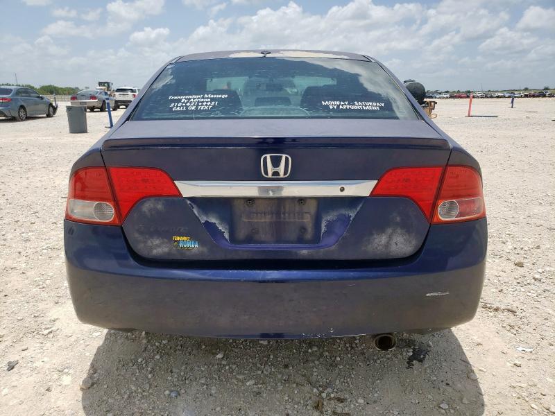 2HGFA16609H525871 - 2009 HONDA CIVIC LX-S Mavi foto 6