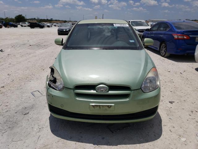 KMHCM3AC4AU170556 - 2010 HYUNDAI ACCENT BLUE GREEN photo 5