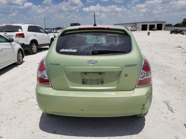 KMHCM3AC4AU170556 - 2010 HYUNDAI ACCENT BLUE GREEN photo 6