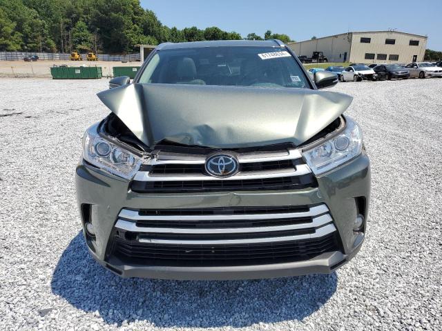 5TDKZRFH6HS221787 - 2017 TOYOTA HIGHLANDER SE GREEN photo 5