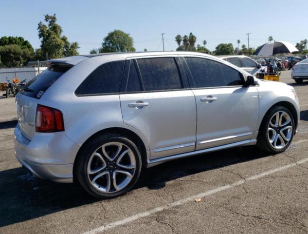 2FMDK3AK1BBB38950 - 2011 FORD EDGE SPORT SILVER photo 3