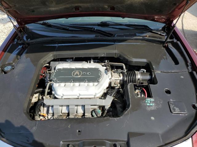 19UUA8F51AA005043 - 2010 ACURA TL ბურგუნდია ფოტო 11