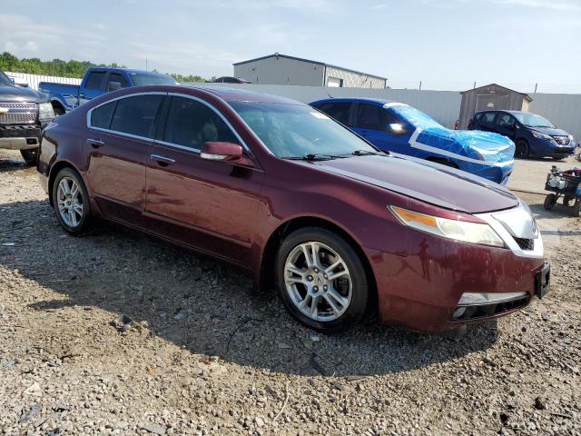 19UUA8F51AA005043 - 2010 ACURA TL ბურგუნდია ფოტო 4