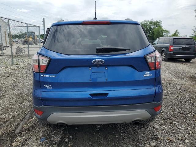 1FMCU9GD0JUC02745 - 2018 FORD ESCAPE SE Көк фото 6