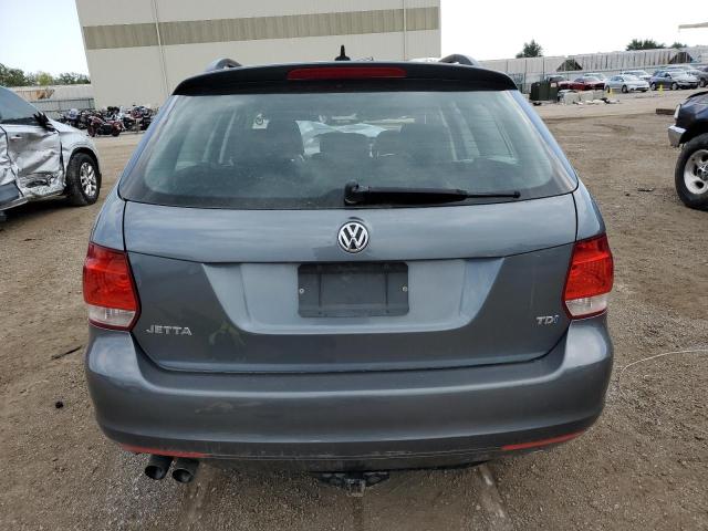 3VWPL7AJ2CM602659 - 2012 VOLKSWAGEN JETTA TDI GRAY photo 6