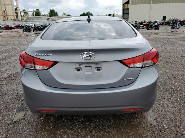 KMHDH4AE1CU280029 - 2012 HYUNDAI ELANTRA GLS SILVER photo 6