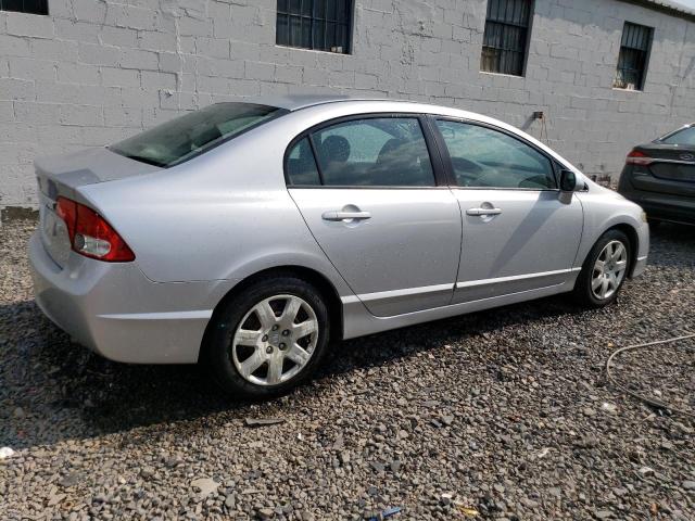 2HGFA1F52BH306262 - 2011 HONDA CIVIC LX SILVER photo 3