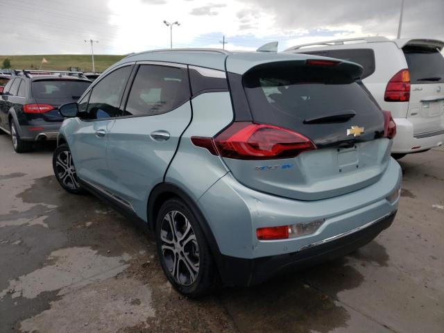 1G1FZ6S09K4113482 - 2019 CHEVROLET BOLT EV PREMIER TURQUOISE photo 2