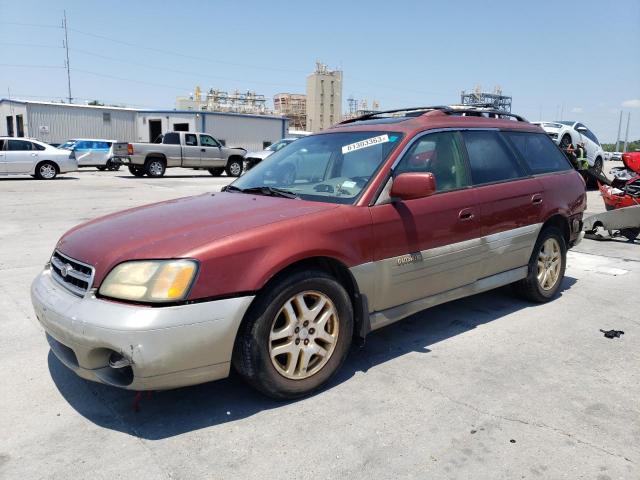4S3BH686X26658163 - 2002 SUBARU LEGACY OUTBACK LIMITED RED photo 1
