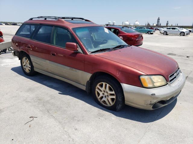 4S3BH686X26658163 - 2002 SUBARU LEGACY OUTBACK LIMITED RED photo 4