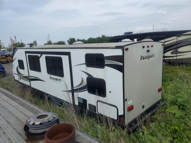 4YDT2812XJK413391 - 2018 PASSPORT TRAVELTRLR WHITE photo 3