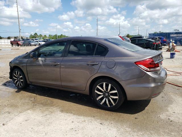 19XFB2F94FE082952 - 2015 HONDA CIVIC EXL 灰色 照片 2