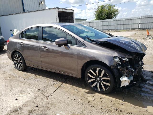 19XFB2F94FE082952 - 2015 HONDA CIVIC EXL 灰色 照片 4